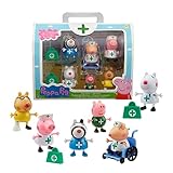 Diviértete jugando al doctor con los amigos de Peppa, hay 6 personajes incluidos