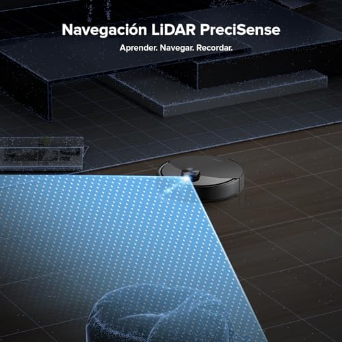 Miniatura 7 de roborock Q10 S5 Set Robot Aspirador y Fregasuelos Succión HyperForce de 10000 Pa, Robot Vacuum con Doble Sistema Antienredos, Navegación PreciSense LiDAR, Evitación de Obstáculos Reactive Tech, Negro