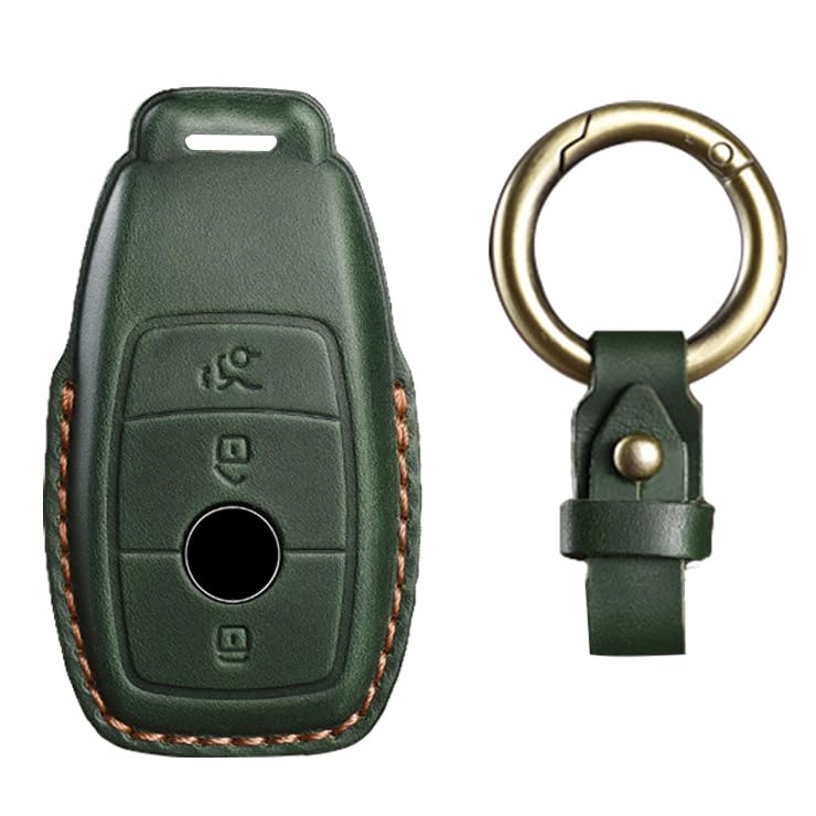Étui de clé en cuir Mercedes contre les rayures W247 B200 GLB CLA