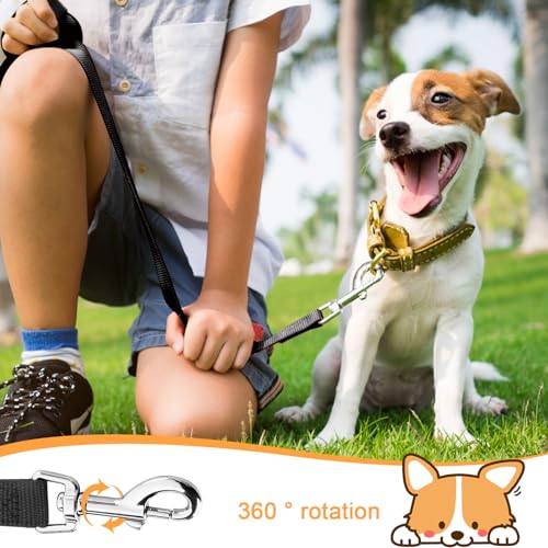 15m Schleppleine für Hunde, Schleppleine für Kleine Hunde, Ausbildungsleine, Robuste Nylon Hundeleine, Lange Hundeleine für Training und Outdoor, Ideal zum Spielen, Campen oder für den Garten
