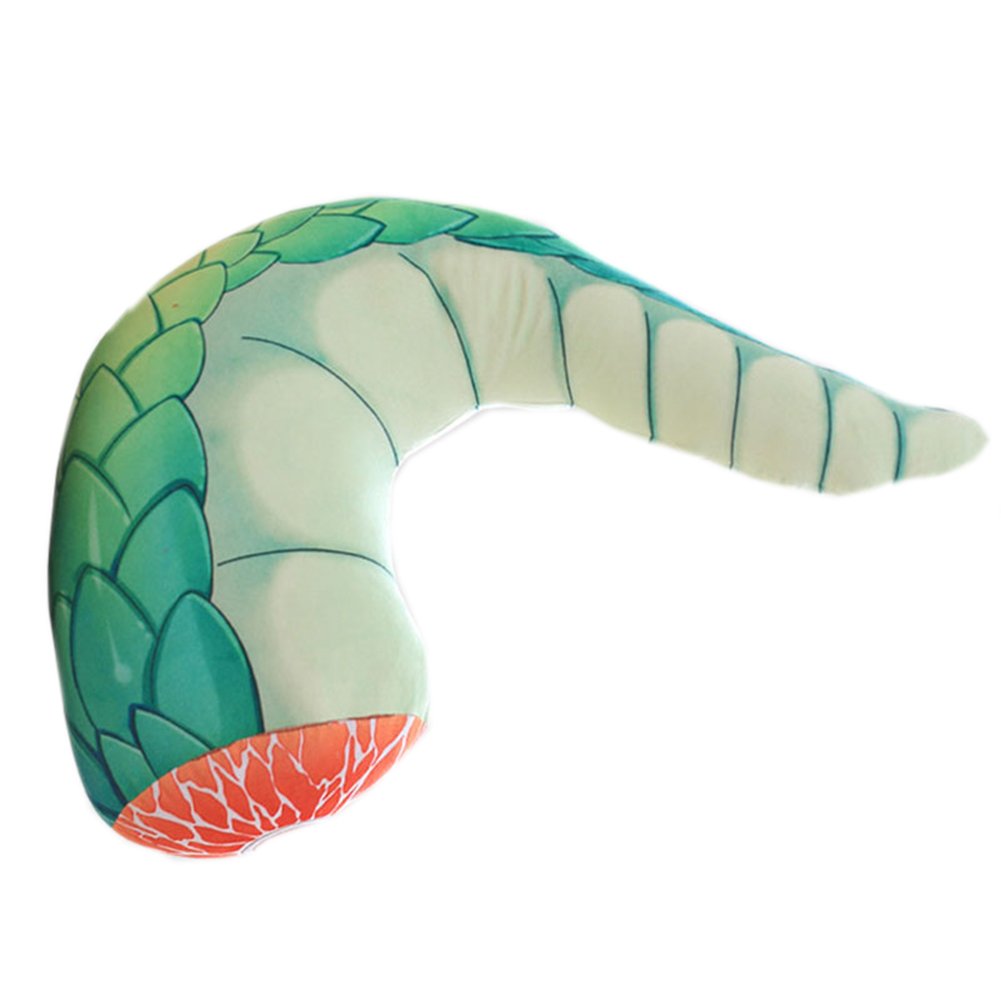 Lovely Home Dragon Anime Neck Pillows Tuoerlong Long Tail U Plush Pillows