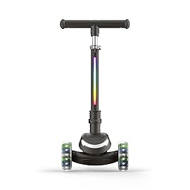 Jetson Leap 3-Wheel Kick Scooter, Portable Scooter for Kids with Light-Up Frame and Wheels, Folding Design, Adjustable Handlebar Height, 4.7-Inch Wheels, Ages 3+