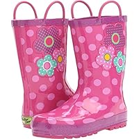 Western Chief Kids Girl's Flower Cutie Rain Boot (Toddler/Little Kid/Big Kid) Pink 2 Little Kid M
