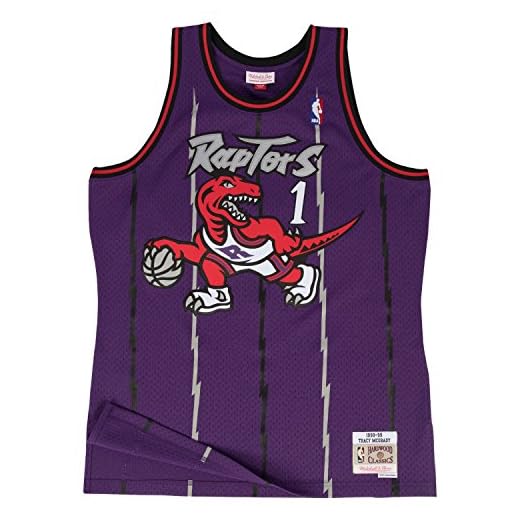Tracy McGrady Toronto Raptors Mitchell & Ness Swingman Jersey Purple (Large)