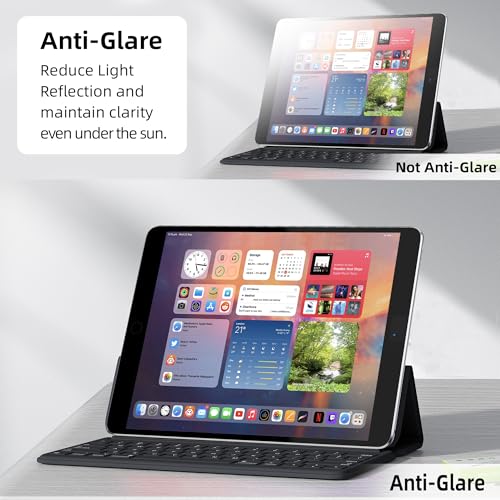 Image of [2 Pack] Anti Blue Light Screen Protector for iPad 10th generation (10.9 inch, 2022 Model), iPad 10th Gen Screen Filter, High Sensitive /Anti Glare /Bubble Free, with Easy Installation Kit