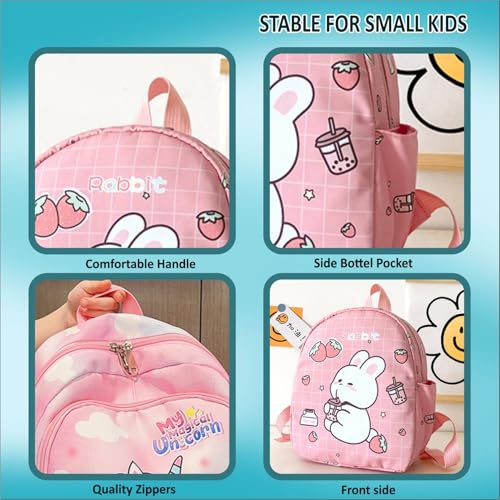 Image of Tinytot 15 inch Cute Backpack for Kids Girls Boys Toddler Backpack Preschool Nursery Play School Travel Bag for 5 to 8 Year Child - Mini Size