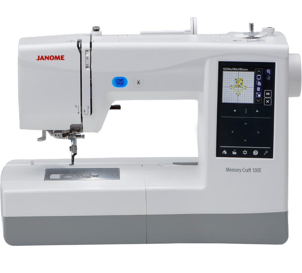Amazon | 刺しゅう専用ミシン本体 『メモリークラフト 100E』 JANOME 