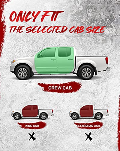 Kyx Running Boards Compatible With 2005-2023 Frontier Crew Cab, 5 Inches Car Door Side Steps Nerf Bars Step Rails, Running Board For Frontier 2005-2023 #TOP1