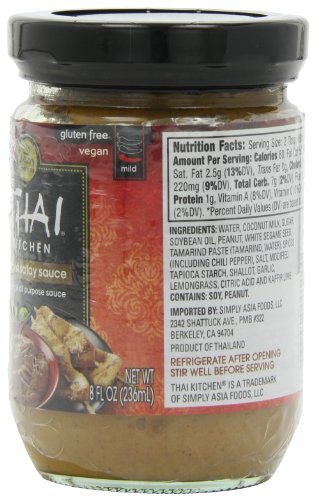 Thai Kitchen Gluten Free Peanut Satay Sauce, 8 Fl Oz (Pack Of 12) #TOP1