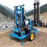 Professional Hydraulic Water Well Drilling Rig & Heavy-Duty Borehole Machine for Geothermal Probes, Agricultural Irrigation – Advanced Mud Pump System & 100m Deep Rock Drilling Capacity