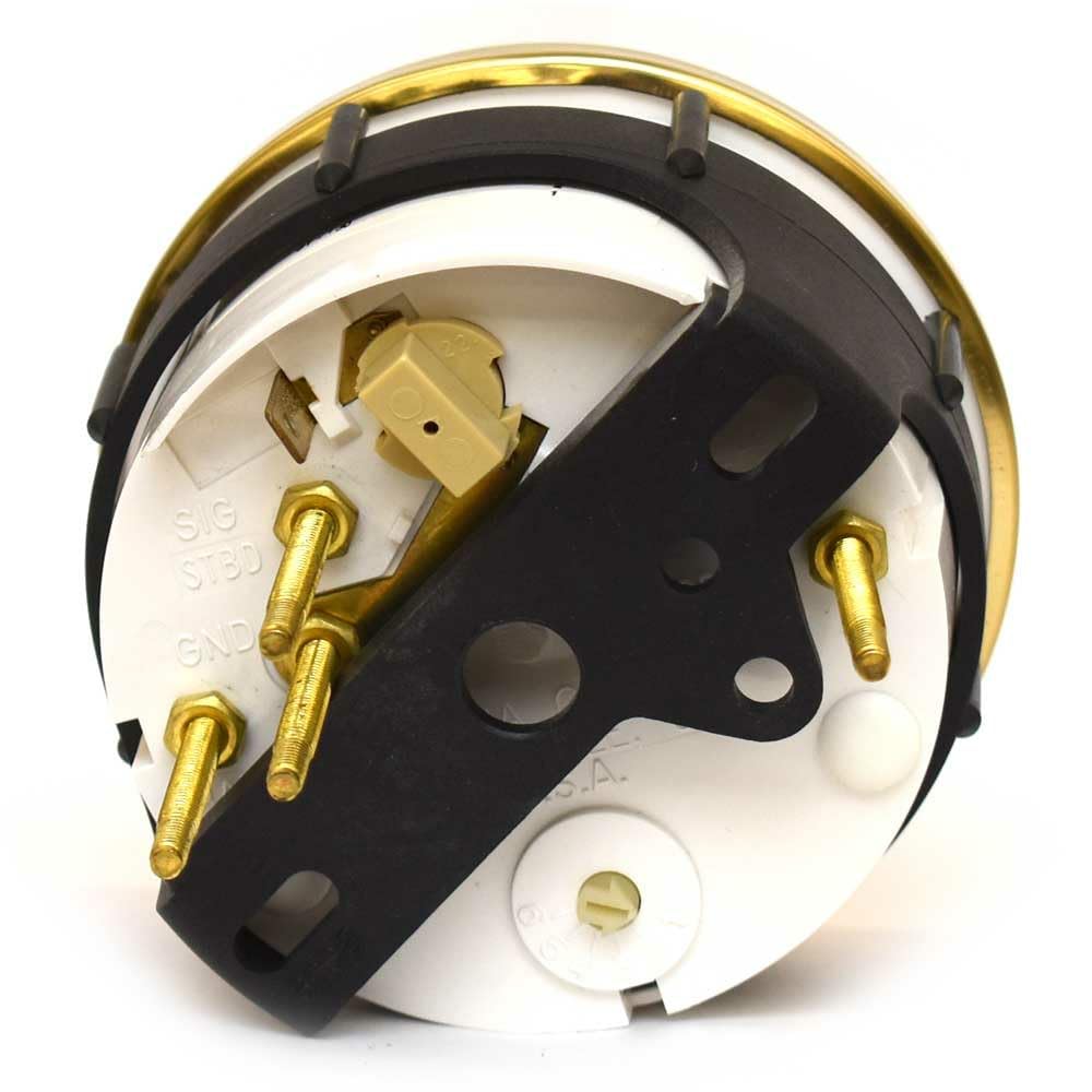 Boat Synchronizer Gauge SY9669B | Regal Gold 3 1/4 Inch Dual Engine