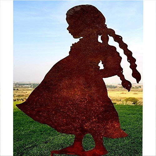Statues de silhouette en métal au design moderne et durable