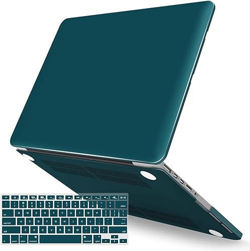 Miniatura 168 de iBenzer – 2 en 1 carcasa de plástico duro y cubierta de teclado para MacBook Pro Retina de 13"/15", Negro