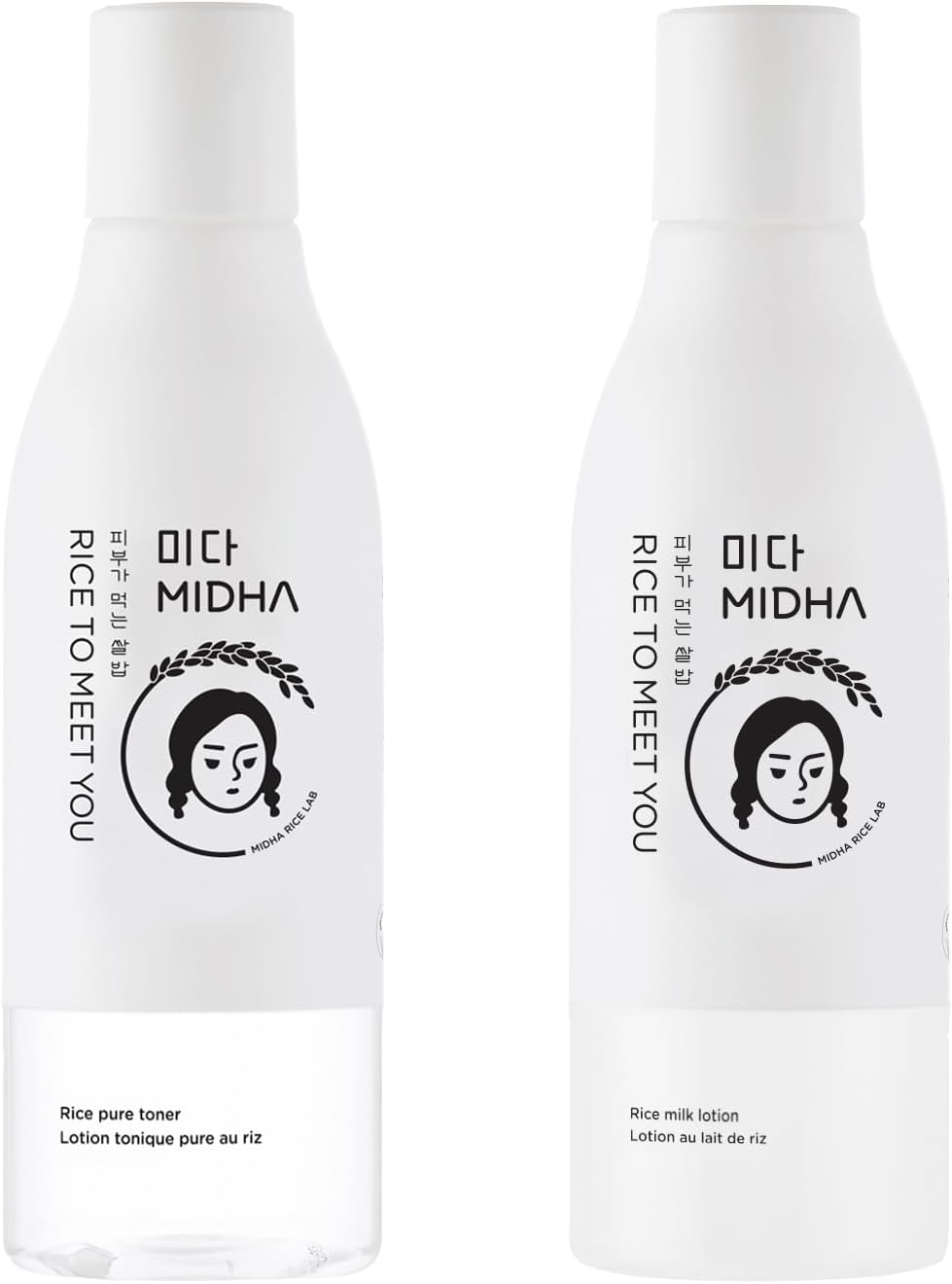 MIDHA Rice Pure Toner + Rice Milk Lotion