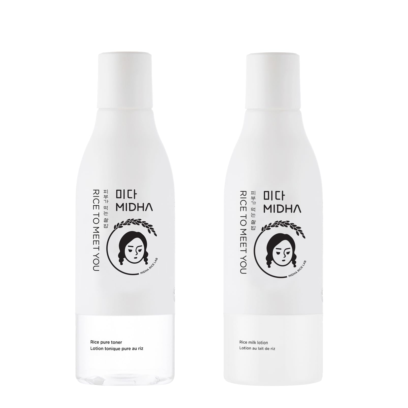 MIDHA Rice Pure Toner + Rice Milk Lotion