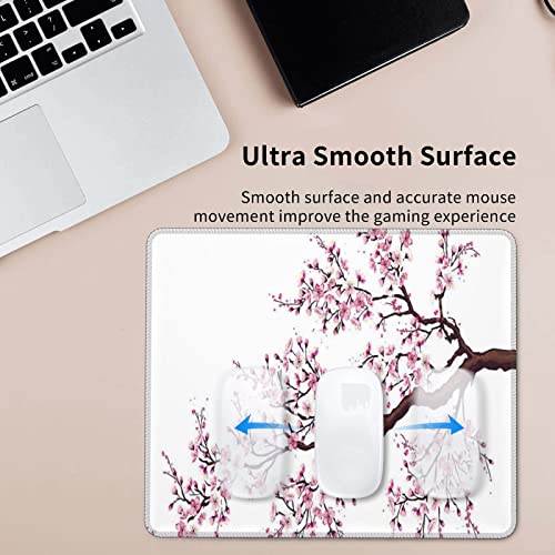 Tapis de souris arbre de cerisier imperméable accessoires ordinateurs portables