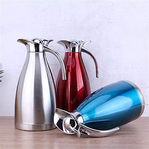 Vacuum Insulated Stainless Steel Thermal Travel Mu 1Pc Stainless Steel Thermo Jug Stainless Steel Insulation Pot Household Coffee Pot Warm Keeping Vacuum Kettle For Home Kitchen Easy To Clean #TOP4