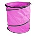 Amazing Rake Pop-Up Leaf Bags — 40-Gallon Heavy Duty Yard Waste Bags, Garden Leaf Bag Holder, Lightweight Collapsible Yard Waste Bin, Reusable Lawn, Garden Bags & Yard Waste Container (Hot Pink)