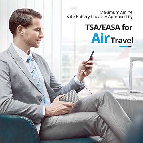 Zendure Power Bank, 100W Laptops Portable Charger 26800Mah With Dual Usb-C Pd (100W&60W) & 2 Usb-A (15W&Qc3.0 18W) Battery Pack Compatible With Iphone, Huawei, Macbook Pros, Ipad, Samsung, Dji #TOP5