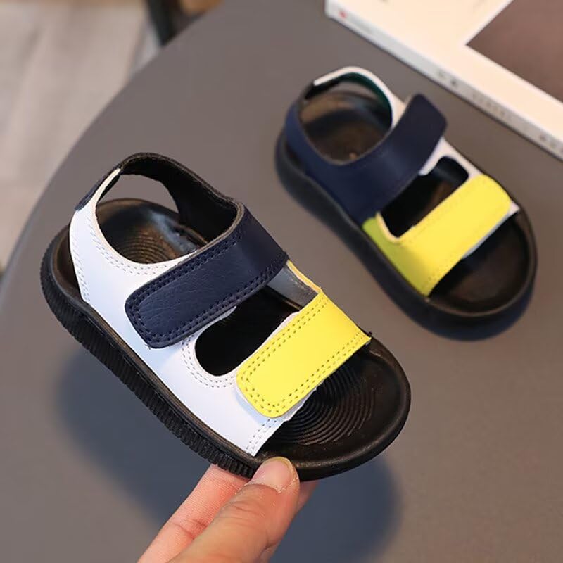 Zonkacen Boys Girls Breathable Non Slip Lightweight Quick Dry Summer Shoes for Walking River Upstream Water Sport School Trekking Garden Vacation Yellow Toddler 7