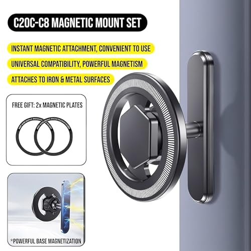 Image of REWOP Multipurpose Magnetic Mobile Phone Holder for Gym, Office, Kitchen for Influencers Accessories Compatible with All Smartphones (Magnetic)