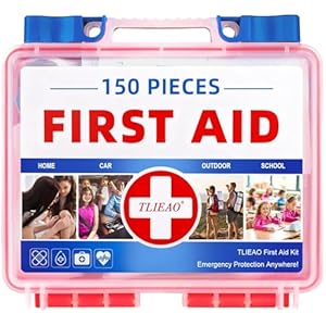 Mini First Aid Kit – 150 Pieces Emergency Medical Kit for Home, Car, Travel, Camping, Truck, Hiking, Sports, Office, Vehicle & Outdoor Emergencies
