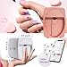 Nail Printer Nail Art Machine, Portable 3D Nail Painting Machine, 1000+ Designs, DIY Nail Printer Control Through Mobile App for Home Usage Nail Salon for Cute Girls Women Gift