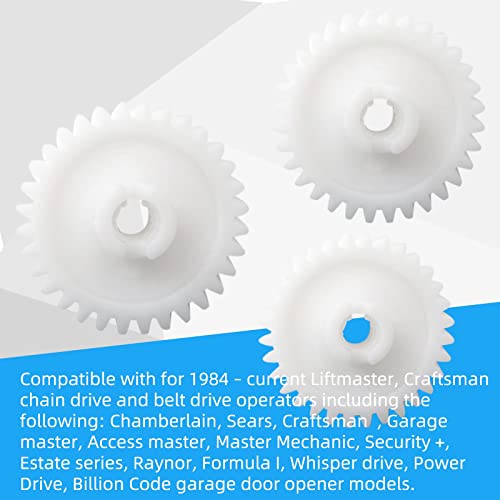 Jrhome 3 Pack Drive Gear Fit For Liftmaster Compatible Gear In Repair Kit: 41A2817 And 41C4220A #TOP4