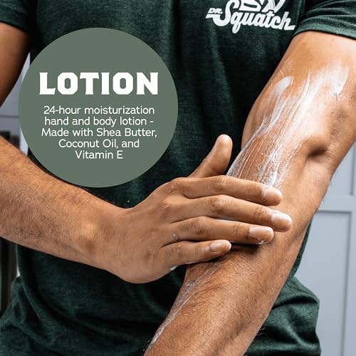 Dr. Squatch Natural Hand and Body Lotion for Men (10 fl oz, 4-Pack) - image 4