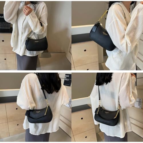 Crossbody Bags for Women Trendy Crescent Shoulder Underarm Small Purse Retro Classic Hobo Clutch Handbag Fashion Y2K3