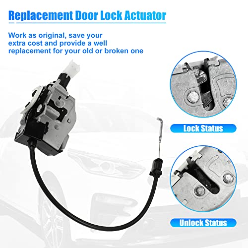 Image of X AUTOHAUX Trunk Latch Lock Actuator FQR500220 for Land Rover LR4 2010-2016 for Land Rover LR3 2005-2009 Tailgate Door Latch Lock Actuator