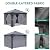 YITAHOME 10x10ft Polycarbonate Gazebo Hardtop Outdoor Canopy with Netting and Shaded Curtains, Aluminum Frame Garden Tent for Patio, Backyard, Deck and Lawns
