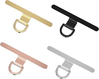 4 Pcs Cell Phone Tether Tab Phone Lanyard Tab 360 Rotatable Metal Phone Tether Tab