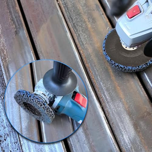 Disco de extracción de pintura azul amoladora limpiar óxido 5