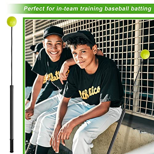 Deekin Baseball Hitting Batting Swing Trainer Hitting Stick Batting Trainer Swing Stick For Batting Practice Baseball Hitting Trainer Swing Trainer For Baseball And Softball Training (2 Pcs) #TOP6