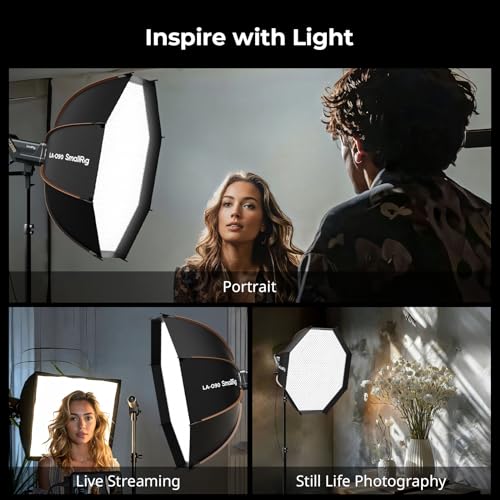 Image of SmallRig 35 inch Bowens Mount Softbox Photography Lighting Kit, Quick Release