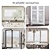 WPCTEV Window Film Non Adhesive Frosted Film Privacy Window Sticker Self Static Cling Vinly Glass Film Anti UV Decorative for Home Office Rain 35.4 Inch x 6.5 Feet