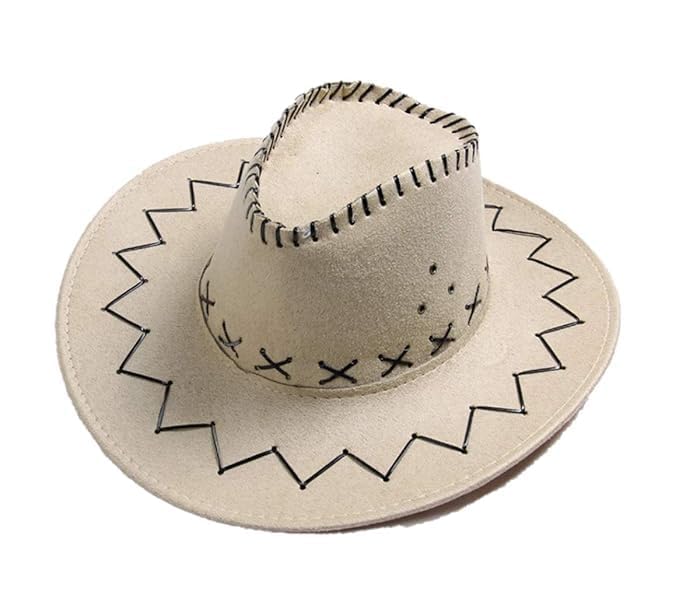 devil Casual Cowboy Hat Wide Brim Props Lightweight for Women Men Adults Holidays Coffee Clothing, Shoes & Accessories | Mens Accessories | Hats (White)-picture-47