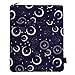 Produktbild Buchhülle mit Mond- und Sternemotiv, Buchschutz für Taschenbücher, aus waschbarem Stoff, Buchetui mit Reißverschluss, Größe M, 28 x 22,1 cm