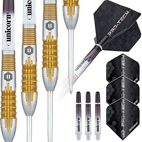 Unicorn Steel Tip Professional Darts Set, 20 g, 20 g