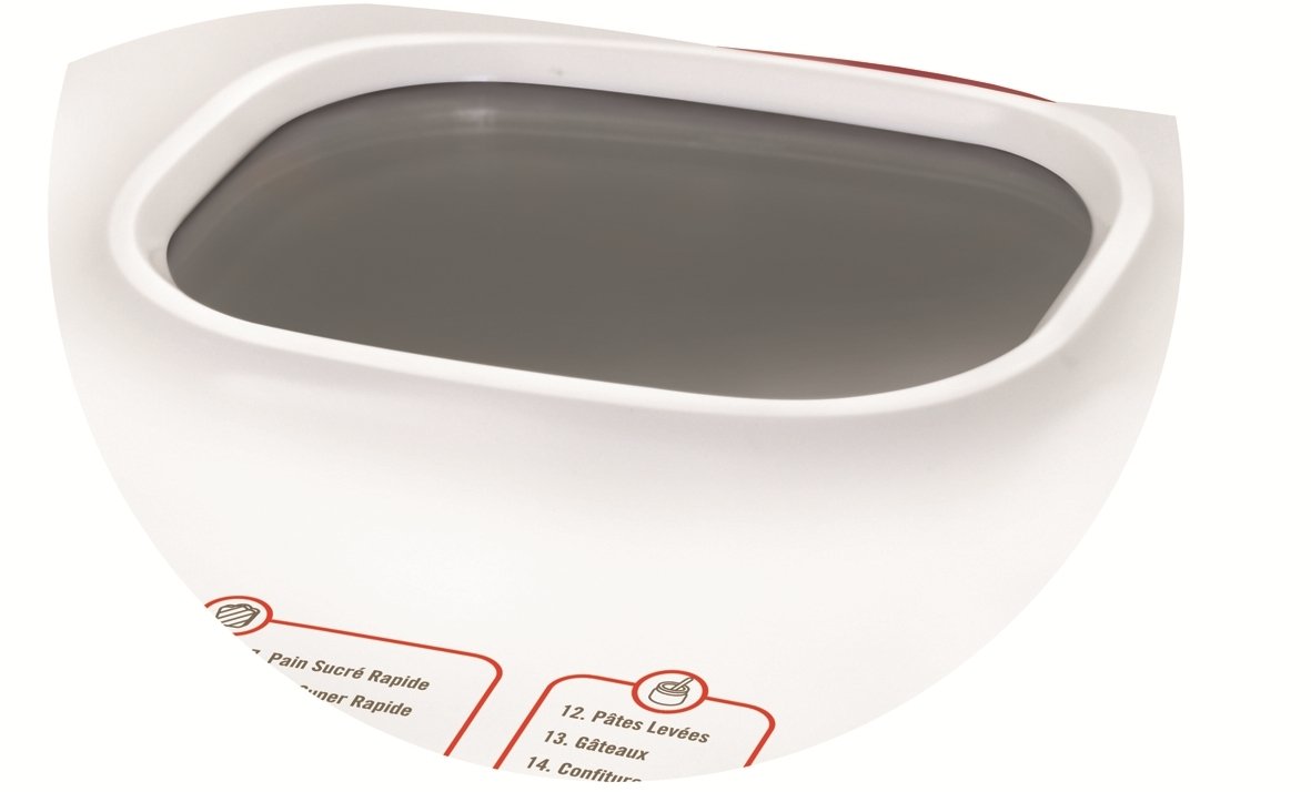 Moulinex Uno OW3101 Machine à Pain Blanc Rouge Rubis
