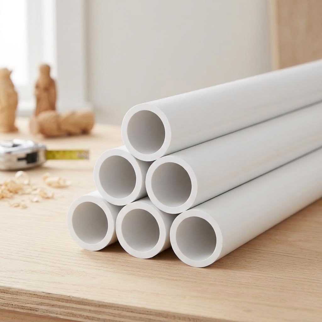 3/4 PVC Pipe Sch40 Industrial Plastic White 6 Pcs Furniture