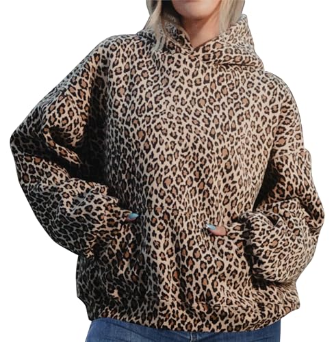 Sweat à capuche avec grande poche kangourou et polaire thermique femme