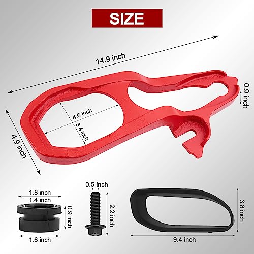 Autobaba 82215268AB Front Car Front Forged Heavy Duty Tow Hooks Compatible thumb #6