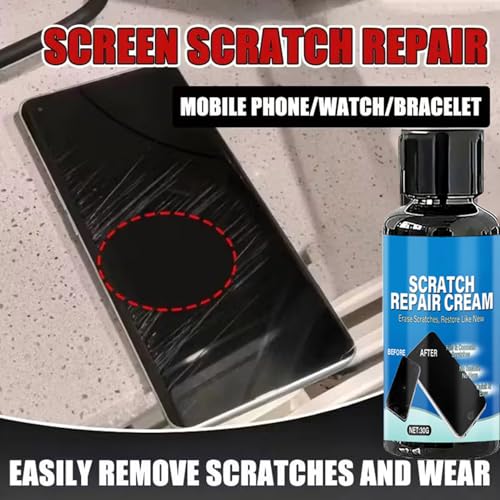 Genérico Removedor De Rayones De Pantalla De Teléfono, con Esponja Fácil De Aplicar Universal Completo, Protector De Pantalla De Reparación Agrietada, Relojes Inteligentes Dispositivos Cuidado Diario - imagen 5
