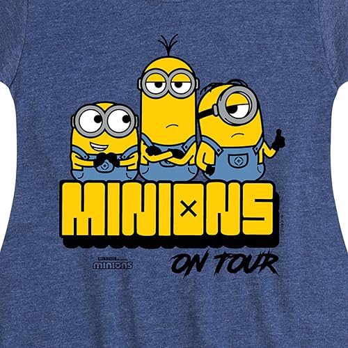 Despicable Me Minions - Minions On Tour - Toddler & Youth Girls Fit & Flare Dress3