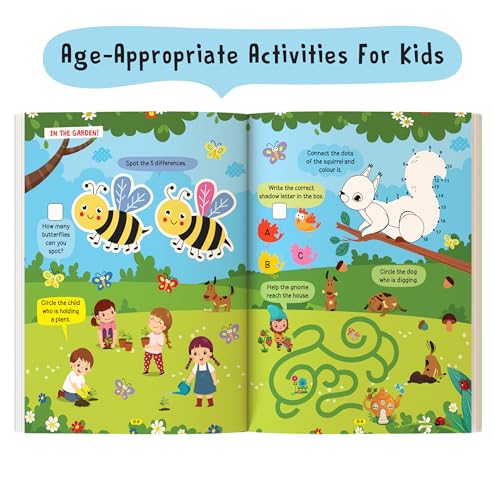 Image of 1001 Activity Book for Children Age 5+ | Comprehensive Collection of Brain-boosting Activities | English, Science, Maths & Brain-Booster Activities ... | Educational and Fun | The Book Tree Books