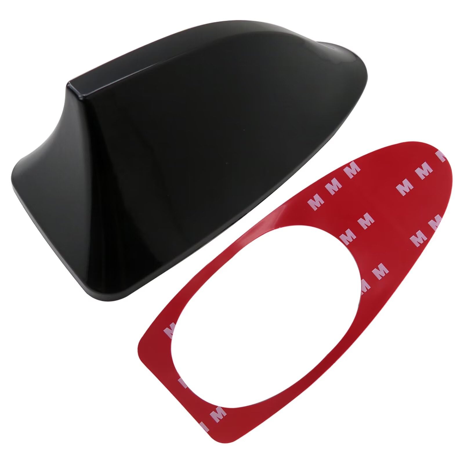 Black Car Roof Shark Fin Aerial FM/AM Radio Signal Antenna Replacement Fit for Kia Forte LX Sedan 4-Door 1.8L 1797CC l4 Gas DOHC Naturally Aspirated 2014 2015 2016