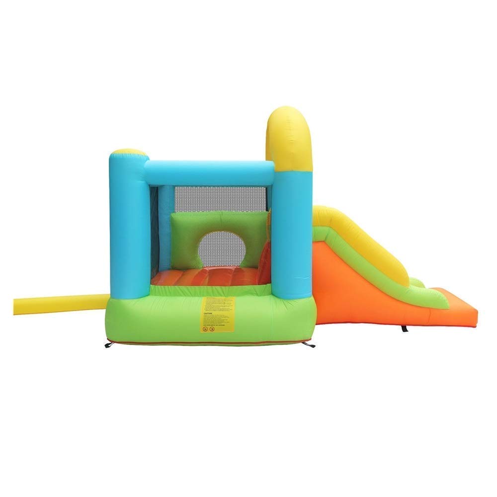 Dmuchany zamek, Nadmuchiwany dmuchany zamek ze zjeżdżalnią do użytku wewnątrz i na zewnątrz, trampolina PVC 385X255X230Cm
