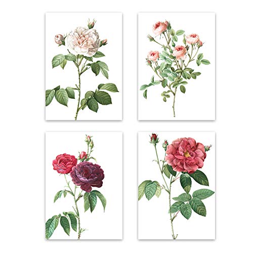 Décoration de mariage à la maison avec cette peinture sur toile rose fleur